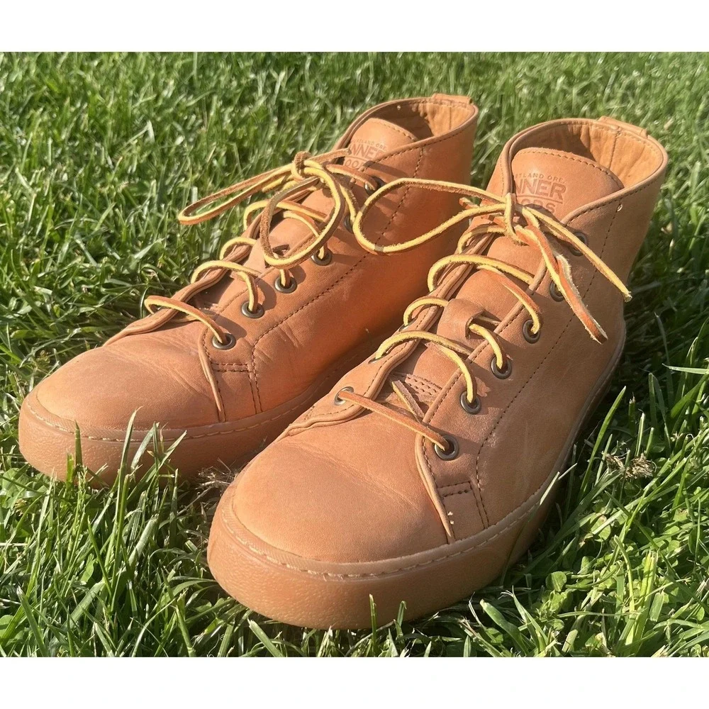 Tanner Goods x Rancourt Court Classic Mid Sneakers Limited Run USA Vibram Size 8